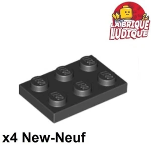Lego 4X Piastra 2X3 3X2 Nera 3021 NUOVO - Picture 1 of 1