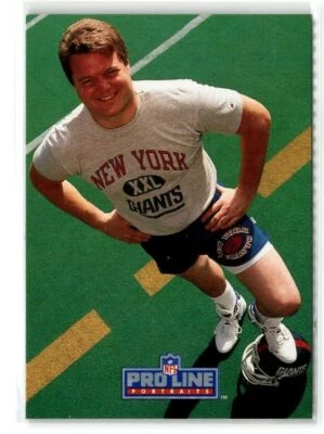 1991 Pro Line Portraits FOOTBALL #191 Bart Oates New York Giants - Image 1 of 2