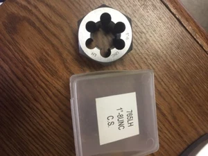 1"-8 LINKSHAND CARBON STEEL SECHSECHSKANT RE-THREADING DIE - Bild 1 von 1