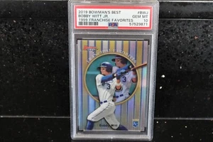 PSA 10 Bobby Witt JR 2019 Bowman's Best Franchise Favorites Rookie RC GEM MINT - Bild 1 von 2
