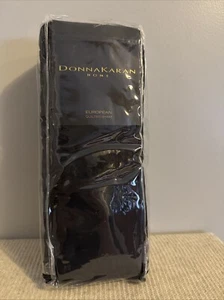Donna Karan Essential Silk Quilt Euro Shams Black 🧿 - Picture 1 of 3