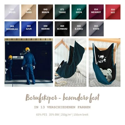 Mischberufsköper für Arbeitskleidung - Stoff Meterware 13 Farben * 50cm x 152cm - Bild 1 von 4