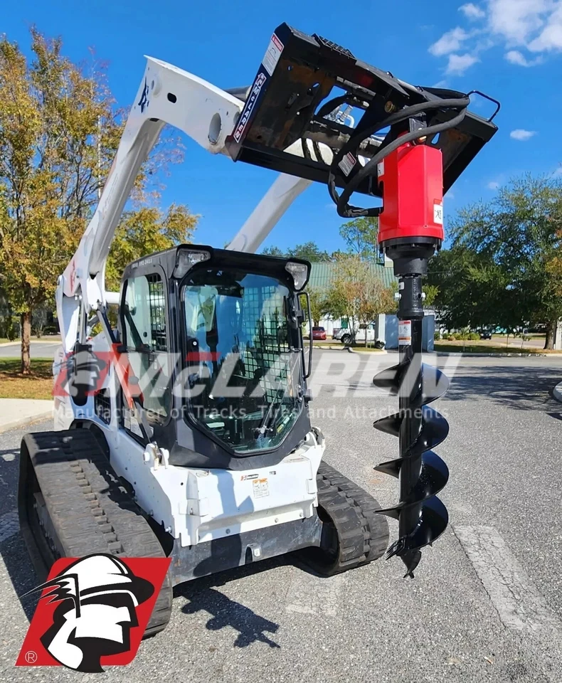 Auger 6-15 GPM 2" Hex with 30" Rock Bit and Universal Mount w/ Hoses and Coupler - Image 1 of 3