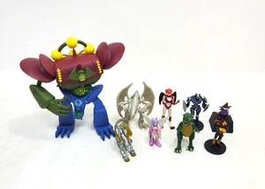 Vintage Yu-Gi-Oh Figurine Lot Includes Blue Eyes White Dragon & More - Picture 1 of 7