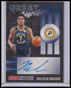 2020 Hoops Malcolm Brogdon Great SIGnificance Autograph Auto #GS-MBR - Picture 1 of 2