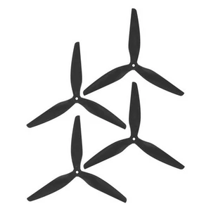HQProp MacroQuad 9x5x3 9 Zoll 3-Blatt Propeller Set - Glasverstärktes Nylon - Bild 1 von 4