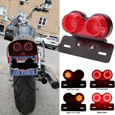 For Honda Shadow Spirit VT 1100C 750 Motorcycle LED Turn Signal Brake Tail Light - Image 1 of 4