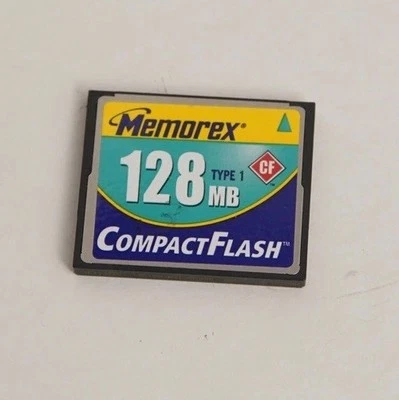 Memorex 128 Mb Compact Flash Cf Memory Card Camera - Image 1 of 2