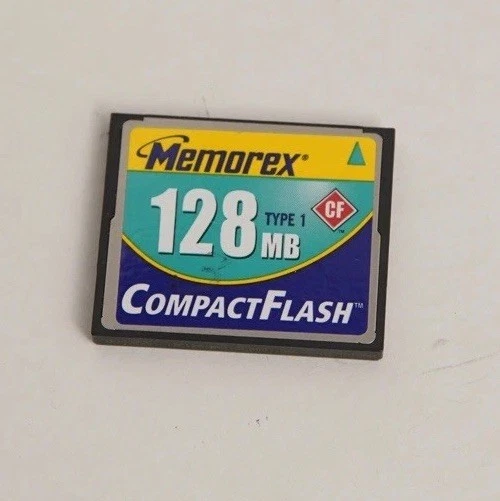 Memorex 128 Mb Compact Flash Cf Memory Card Camera - Image 1 of 2