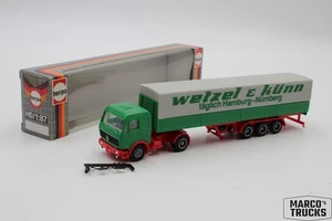 Herpa MB Mercedes NG Semitrailer „Wetzel & Künn Hamburg Nürnberg“ 1:87 /H24048 - Picture 1 of 1