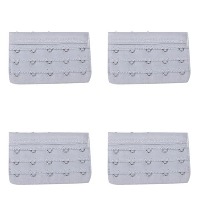 4 Pcs Fasteners for Clothing Strap Extender Bra Hooks - Image 1 of 4