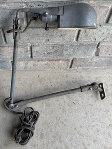 Vintage Handwerker Industrie Gelenk Werkbank Licht Steampunk - Bild 1 von 14