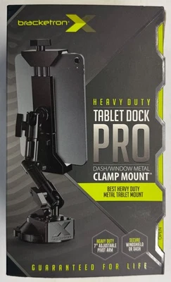 Bracketron "Heavy Duty Tablet Dock Pro" Dash/Window Metal Clamp Mount(BX1-589-2) - Image 1 of 4
