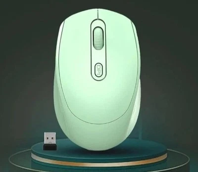 Bluetooth Or 2.4 Ghz Optical Rechargeable Wireless Mouse W/Duo Mode & Receiver  - Image 1 of 4