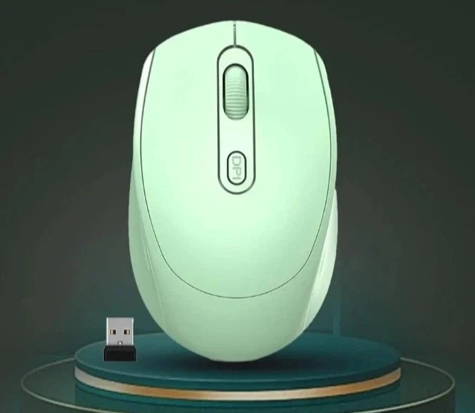 Bluetooth Or 2.4 Ghz Optical Rechargeable Wireless Mouse W/Duo Mode & Receiver  - Image 1 of 4