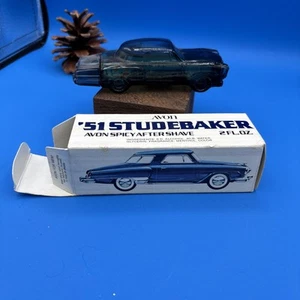 Avon '51 Studebaker Spicy Aftershave Decanter Full Bottle W/ Box Vintage - Picture 1 of 5