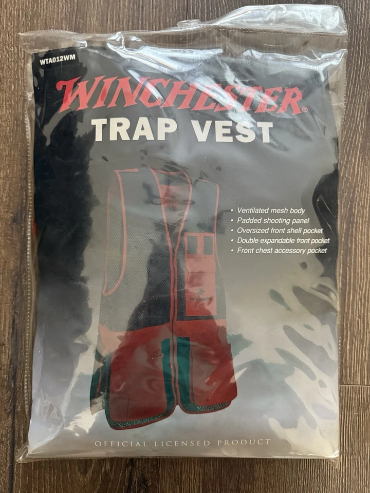 Vintage Winchester Trap Vest Size Large New In Package - Image 1 of 4