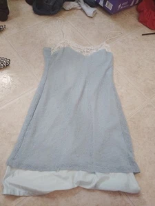 Top túnica cami vintage Y2K núcleo de hadas caprichosa para mujer talla M encaje azul claro EE. UU. - Imagen 1 de 5