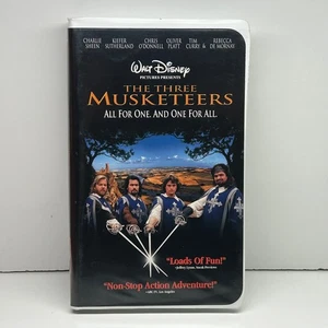 The Three Musketeers VHS 1993 Disney Tape Action Adventure  90s VTG Clamshell - Bild 1 von 9
