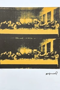 ANDY WARHOL - The Last Supper - signed, numbered edition 48/100, 38 x 56 cm - Picture 1 of 7