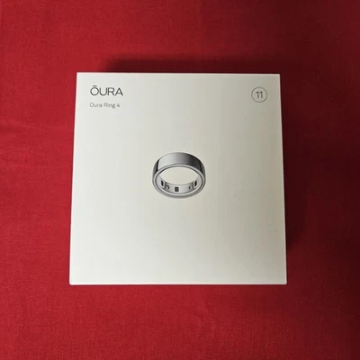 OURA Ring Gen 4 - SILVER - Size 11 -New + Sealed.  SIZE BEFORE PURCHASE - Image 1 of 3