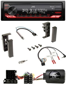 JVC Bluetooth USB DAB Lenkrad Autoradio für Audi A2 A3 A4 A6 1999-2000 - Bild 1 von 10