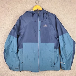 Rei Co-op Herren XeroDry GTX GoreTex Softshelljacke Gr. Medium blau mit Kapuze - Bild 1 von 8