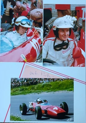 Formel 1, Autogramm Mike Parkes, 8 Grands Prix, 1966-1967, sehr rar. - Bild 1 von 3