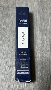 City Beauty City Lips Plumping Lip Gloss - trasparente - 0,16 once 4,9 ml nuovo - Foto 1 di 6