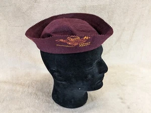 1945 Captain Marvel Filz Beanie Totenkopf Mütze Mütze Fawcett Comics Premium - Bild 1 von 20