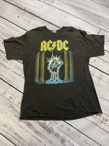 VTG AC/DC Who Made Who 1986 North American Tour Mens Short Sleeve T-Shirt Large - Picture 1 of 17
