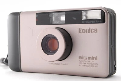 [NEAR MINT] KONICA BIG MINI BM-301 35mm Point & Shoot Film Camera From JAPAN - Image 1 of 4