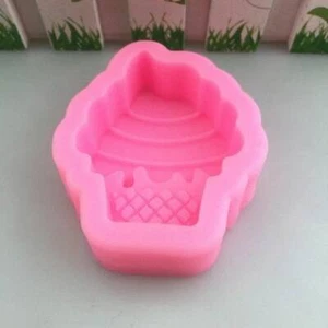 Ice cream shaped 3D silicone soap making molds - Picture 1 of 3