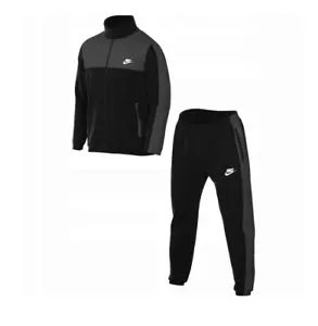 DM6843-010 Nike Trainingsanzug Schwarz Herren Pullover Hose Fitnessmode - Bild 1 von 4