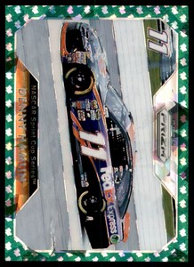 2016 Panini Prizm Prizms Green Flag #52 Denny Hamlin /149