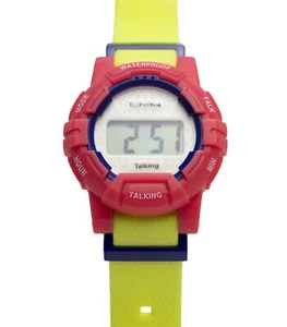 RELOJ ALARMA PARLANTE Sonido VOZ HUMANA fuerte claro Inglés Niñas Visualmente discapacitadas - Imagen 1 de 8