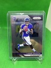 2018 PANINI PRIZM LAMAR JACKSON RAVENS RC ROOKIE CARD #212