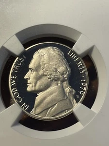 PF69 ultra Cameo 1979-S Type 1 ONE Jefferson Nickel 5c NGC Special Label - Picture 1 of 8