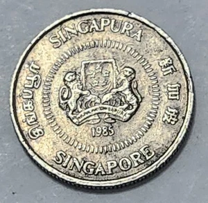SINGAPORE 🇸🇬 TEN (10) CENTS COIN 1985 - Picture 1 of 2