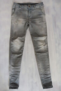 Maryley Italy Jeans slim skinny Boyfriend grau used Gr XS-S 34 36 W27/L30 neuw.