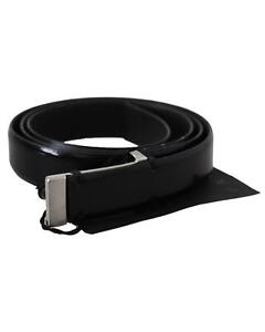 PLEIN SUD Gorgeous  Leather Metal Buckle Belt  -  Belts  - Black