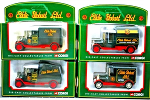 4 x Camiones Corgi 61214 Special 1999 Vintage EDDIE STOBART Delivery Furgonetas Como Nuevo Lote - Imagen 1 de 12