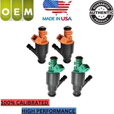 4x OEM Bosch Fuel Injectors Fits 1995 Kia Sportage 2.0L I4 #0280150504 - Image 1 of 4