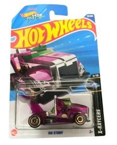 Tarjeta internacional Hot Wheels 2025 Case E Rig Storm RTH Treasure Hunt - Imagen 1 de 2
