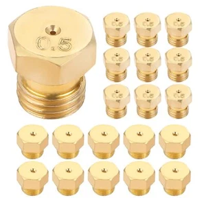 20 tlg Grill LP Gas Umbausatz Messing Strahldüse Blende Dose Ausbohren - Bild 1 von 7