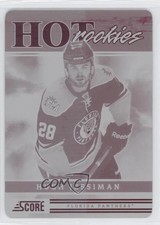 2011-12 Score Hot Rookies Printing Plate Magenta 1/1 Hugh Jessiman Rookie RC 0c3