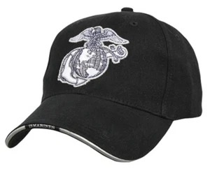 US USMC Army usmc Globe Anchor Insignia Baseball Cap Low Profile Navy Marines SW - Bild 1 von 2