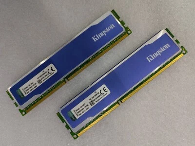 Kingston 2 x 8GB DDR3 1600 Dekstop DIMM RAM Hyperx BLU Dual-Channel PC3-12800 - Image 1 of 4
