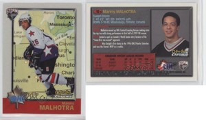 1998-99 Bowman Chrome CHL O-Pee-Chee International Refractor Manny Malhotra #10