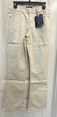 Democracy Ab Solution  Bitty Boot Cut Jeans  Blanched Almond Color - Image 1 of 4